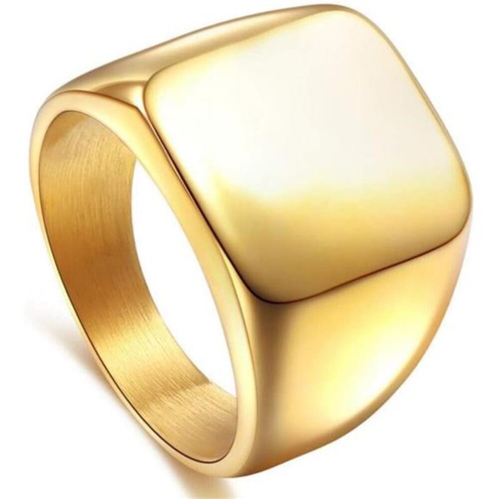Square Signet Rings Pinky Thumb Ring
